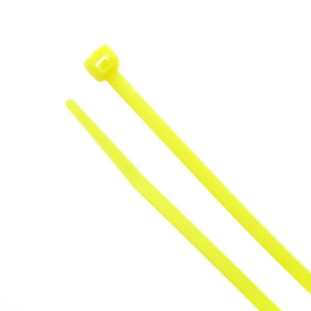 Alt view image 6 of 7 - 8-Inch Fluorescent Yellow Nylon Multi-Purpose Zip Ties - 75-lb Tensile Strength Cord Management - UL 21S Listed Tie Wraps - Indoor Multi-Purpose (100-Pack)