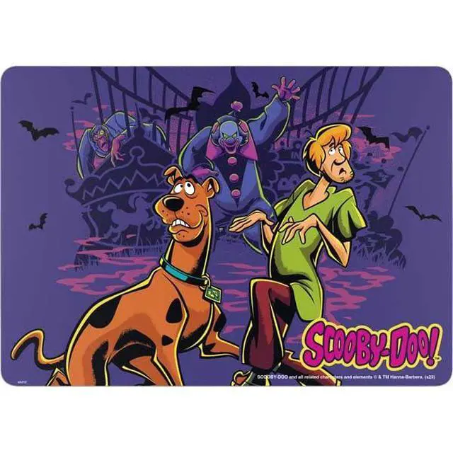 Alt view image 2 of 4 - Decal Laptop Skin Compatible with MacBook Air 13in M4 (2025) - Officially Licensed Scooby-Doo Shaggy and Ghost Clown Design