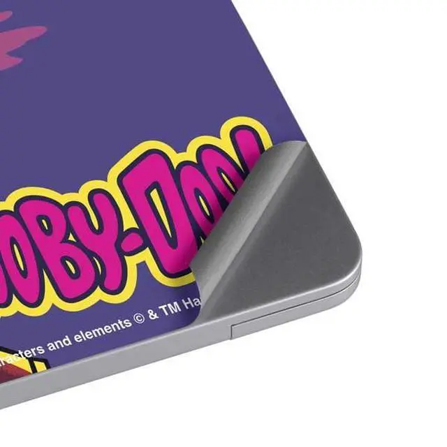 Alt view image 4 of 4 - Decal Laptop Skin Compatible with MacBook Air 13in M4 (2025) - Officially Licensed Scooby-Doo Shaggy and Ghost Clown Design