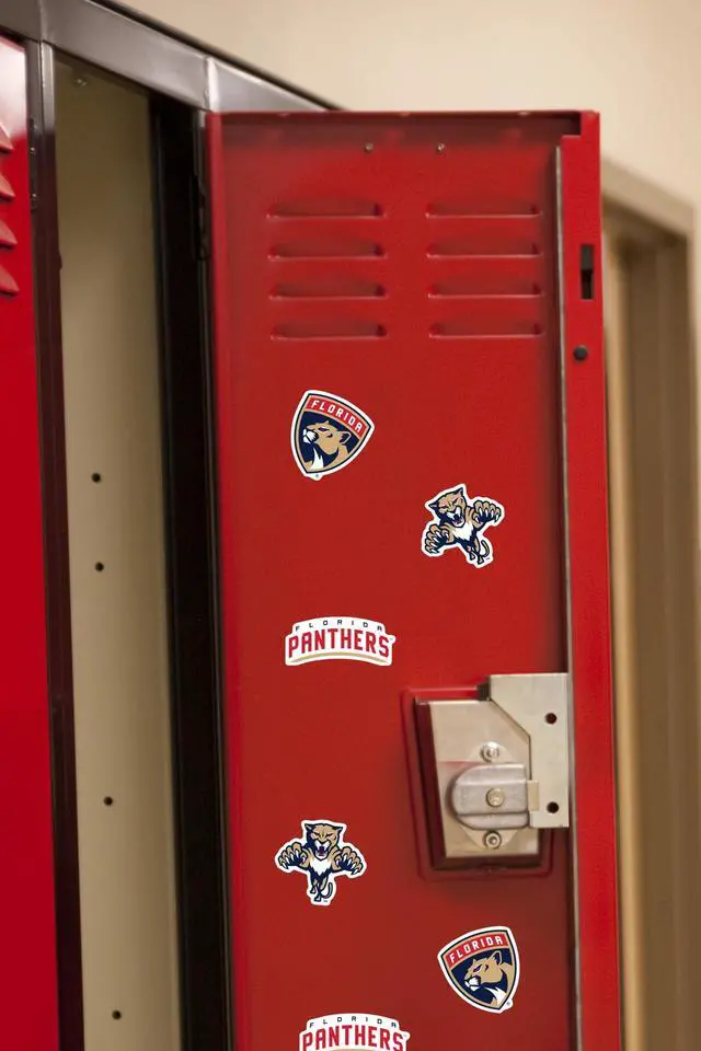 Alt view image 4 of 6 - NHL Florida Panthers Logo 200 Vinyl Stickers Waterproof Die-Cut Decals Car
