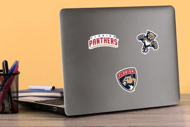 Alt view image 3 of 6 - NHL Florida Panthers Logo 200 Vinyl Stickers Waterproof Die-Cut Decals Car
