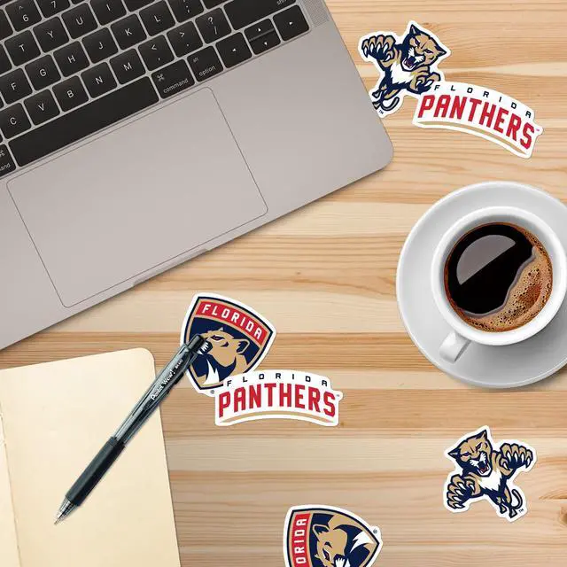 Alt view image 5 of 6 - NHL Florida Panthers Logo 200 Vinyl Stickers Waterproof Die-Cut Decals Car