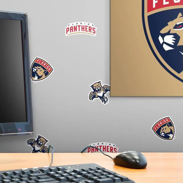 Alt view image 6 of 6 - NHL Florida Panthers Logo 200 Vinyl Stickers Waterproof Die-Cut Decals Car