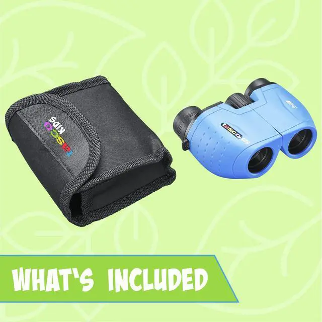 Alt view image 3 of 6 - Kids Binoculars 8x21, Compact Binoculars for Kids Ages 3-12, Great for Adventures, Hiking, Camping, Travel, Bird Watching