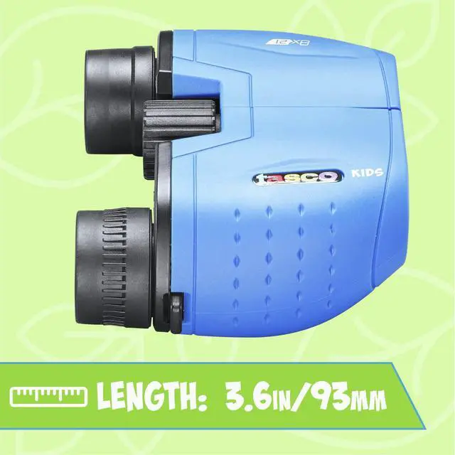 Alt view image 5 of 6 - Kids Binoculars 8x21, Compact Binoculars for Kids Ages 3-12, Great for Adventures, Hiking, Camping, Travel, Bird Watching