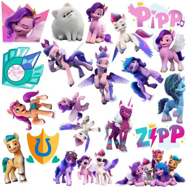 Alt view image 4 of 6 - My Little Pony: Make Your Mark 150 Vinyl Stickers Waterproof Die-Cut Decals