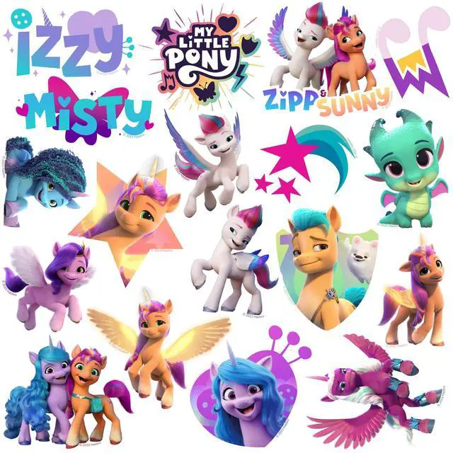Alt view image 3 of 6 - My Little Pony: Make Your Mark 150 Vinyl Stickers Waterproof Die-Cut Decals