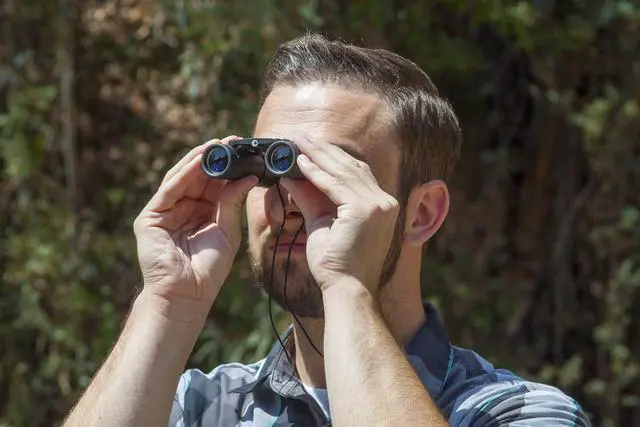 Alt view image 2 of 7 - Lucid View Compact Binoculars Fully Coated Roof Prism, Center Focus, Lightweight Outdoor Binoculars for Bird Watching, Hiking, and Travel