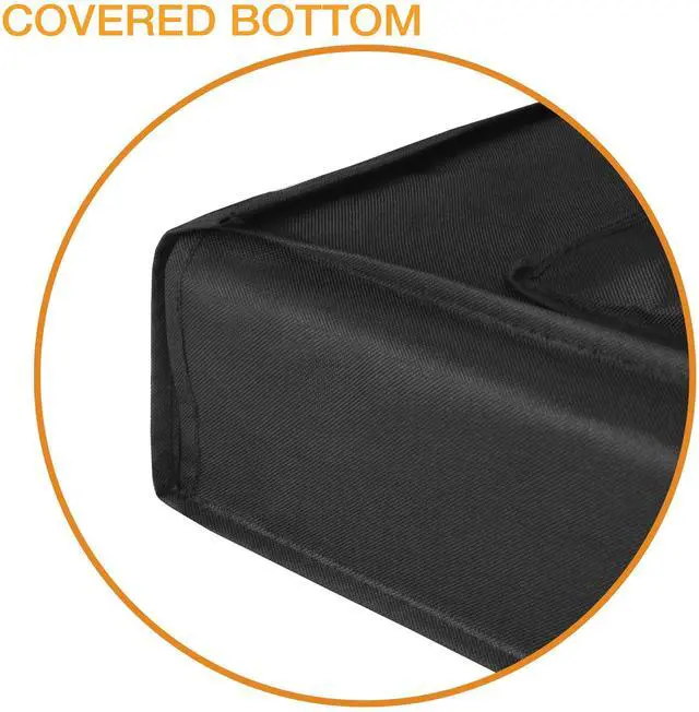 Alt view image 4 of 7 - Outdoor TV Cover - 50" Model For 48" - 52" Flat Screens - Slim Fit - Weatherproof Weather Dust Resistant Television Protector - Black
