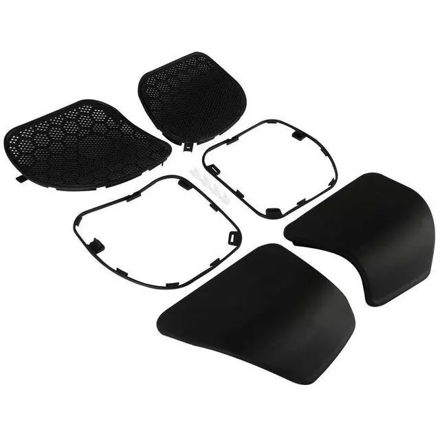 Alt view image 4 of 7 - Fairings Glove Box Doors +Speaker Grilles For Harley Road Glide 2015-2023 FLTRX Ultra FLTRU Special FLTRXS CVO Ultra FLTRUSE Matte black