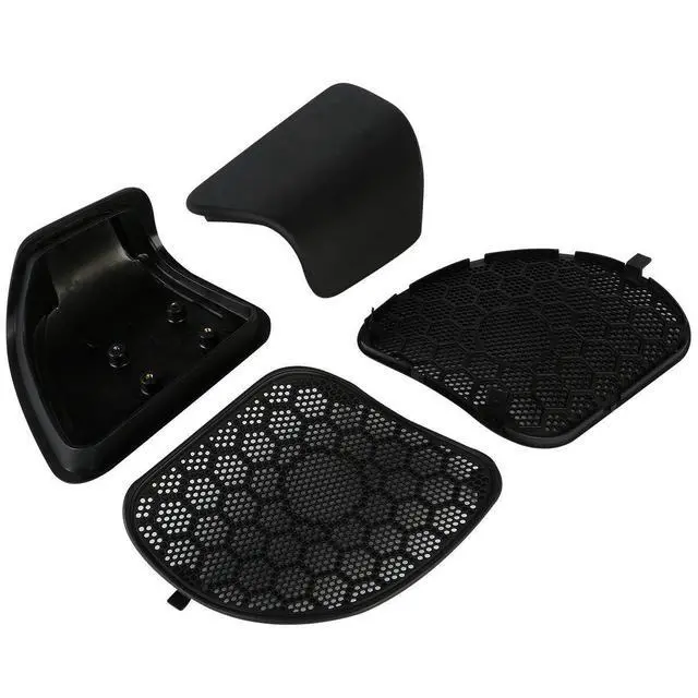 Alt view image 6 of 7 - Fairings Glove Box Doors +Speaker Grilles For Harley Road Glide 2015-2023 FLTRX Ultra FLTRU Special FLTRXS CVO Ultra FLTRUSE Matte black