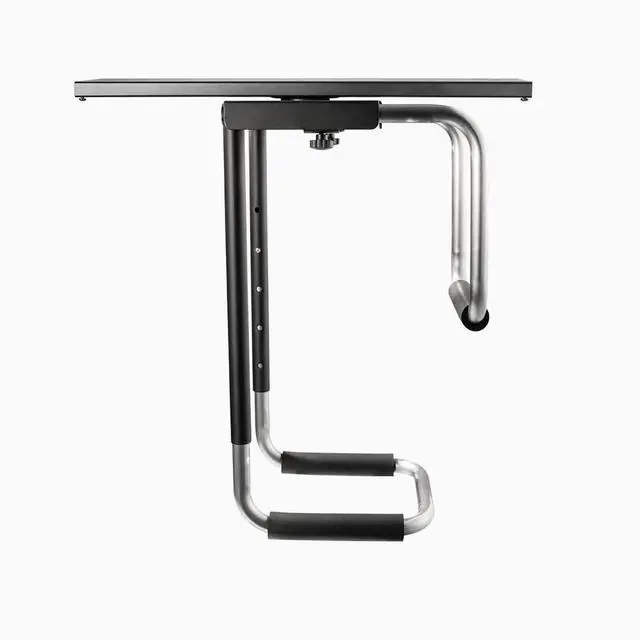 Alt view image 7 of 7 - Heavy Duty PC Mount Under-Desk Adjustable CPU Holder with Sliding Track and 360° Swivel, Fits Towers up to 22lbs, Steel Construction for Secure Computer Mounting