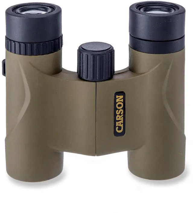 Alt view image 2 of 7 - Stinger 8x22mm Compact and Lightweight Binoculars for Travel, Bird Watching, Nature Viewing, Safari's, Concerts and Sporting Events (HW-822),Olive Green