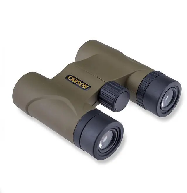 Alt view image 3 of 7 - Stinger 8x22mm Compact and Lightweight Binoculars for Travel, Bird Watching, Nature Viewing, Safari's, Concerts and Sporting Events (HW-822),Olive Green