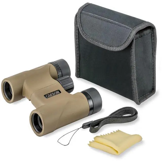 Alt view image 4 of 7 - Stinger 8x22mm Compact and Lightweight Binoculars for Travel, Bird Watching, Nature Viewing, Safari's, Concerts and Sporting Events (HW-822),Olive Green