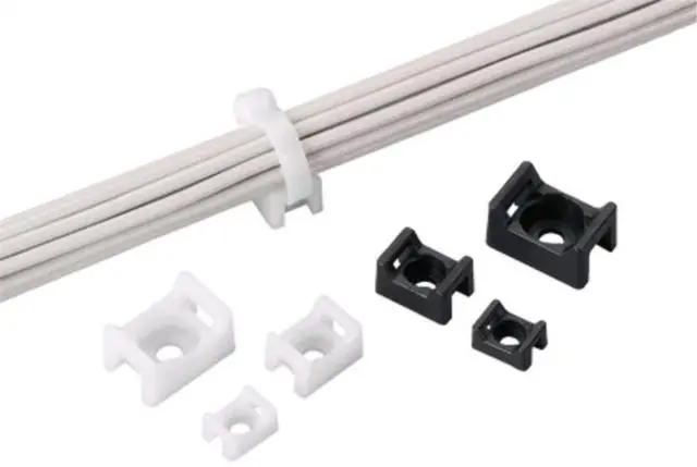Main image of TM2S8-C Cable Tie Mount,.43-Inch, #8 Screw, Nylon (100-Pack)