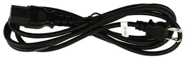 Alt view image 3 of 3 - 5ft AC Power Cord, Type A, Male-to-Female, 10A 125V, Black, Compatible with Sony XR77A80CJ, XR77A80CK, XR77A80J
