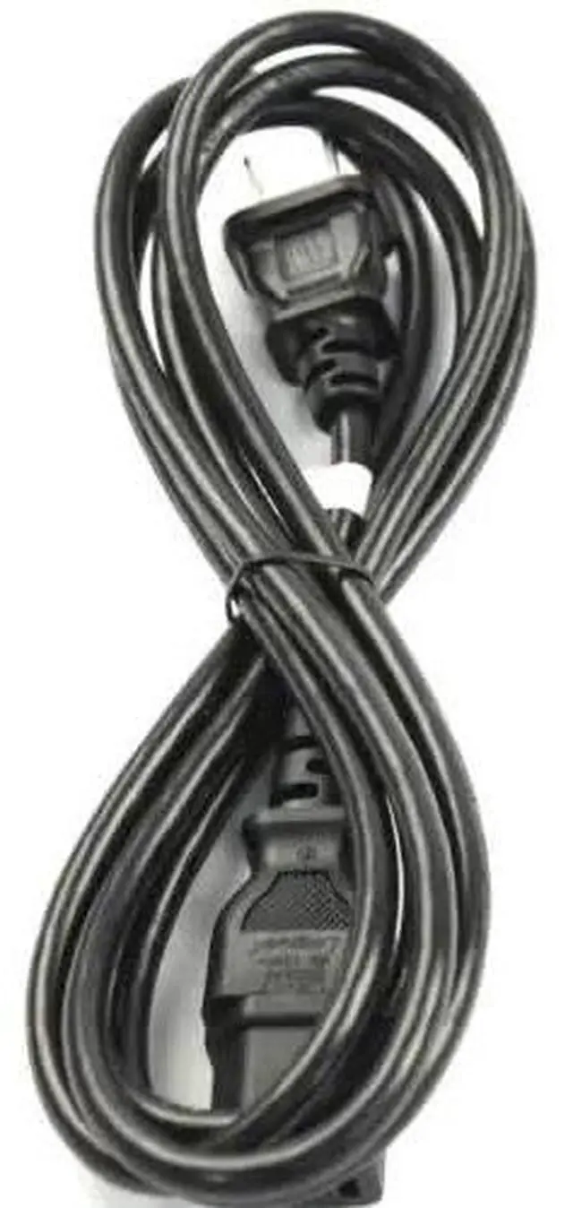 Alt view image 2 of 3 - 5ft AC Power Cord, Type A, Male-to-Female, 10A 125V, Black, Compatible with Sony XR77A80CJ, XR77A80CK, XR77A80J