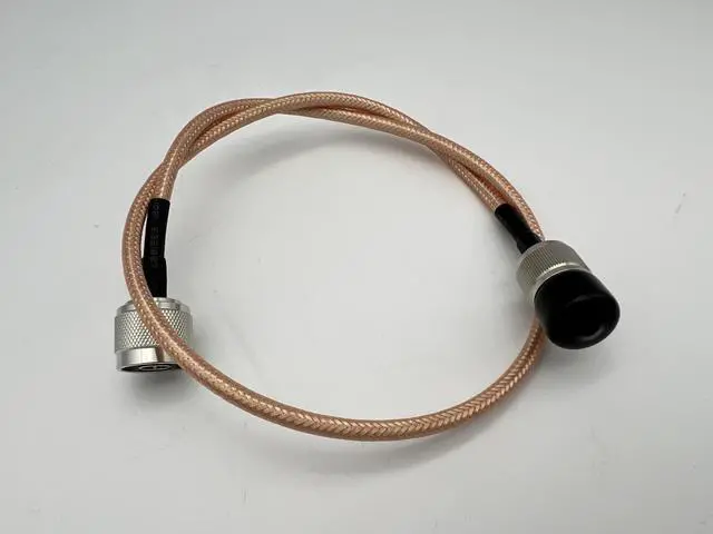 Alt view image 2 of 3 - SO239 UHF Female to N Male RG400 Jumper Low Loss Double Shielded Coax Cable (2 ft)