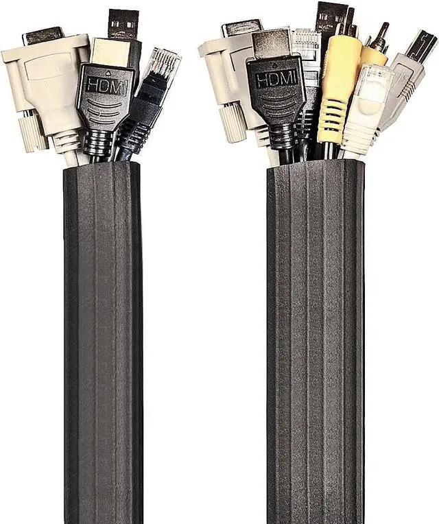 Main image of UTW-FCW8-BK 8-Feet Expandable Flexi Cable Wrap, Black