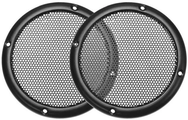 Main image of Speaker Grill Cover 3.5 Inch 96.7mm Mesh Decorative Circle Subwoofer Guard Protector Black 2pcs