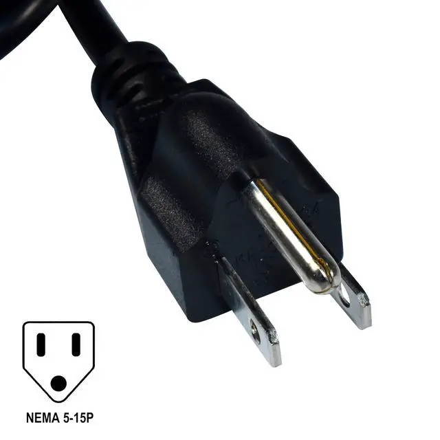 Alt view image 3 of 7 - 10ft AC Power Cord Compatible with Samson Hartke HD25 HD50 HD75 HD150 LH5210 LH5410 VX3500 Bass Combo Mains Cable Plug Wire, UL Listed