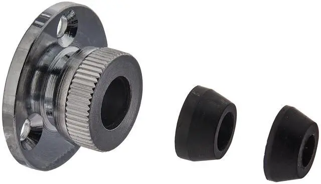 Main image of 4184 Chrome-Plated Cable Outlet for RG-8/AU, 8X, 58, 59, 213 Coax Cables