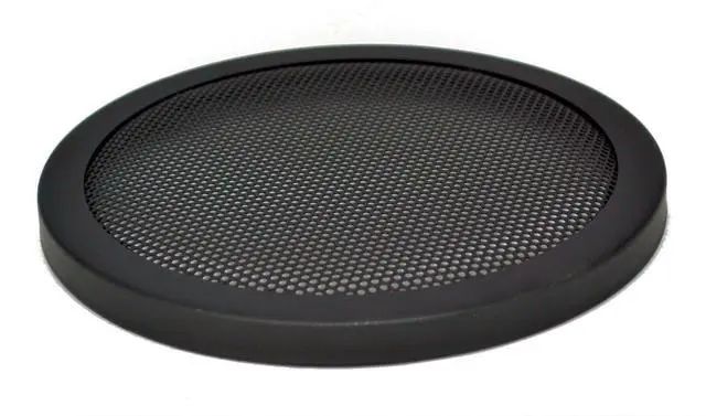 Alt view image 2 of 3 - 2 Pair Speaker Grill 6.5" inch Car Audio Speaker Woofer Steel Mesh Grills w/Speed Clips - GT-6.5 - Blk