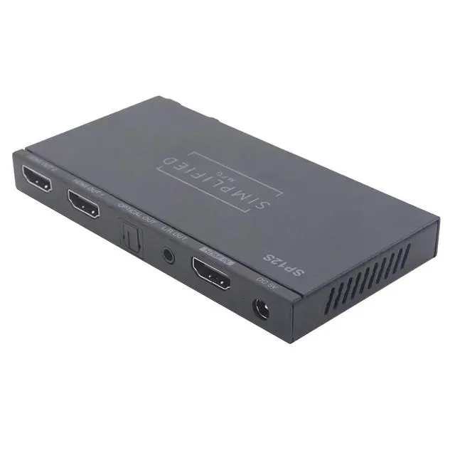 Alt view image 3 of 4 - SP12S HDMI 1 to 2 Splitter with Audio Breakout and Scaling
