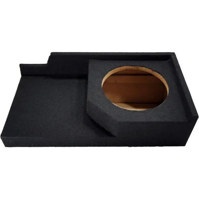 Alt view image 2 of 6 - Fits 88-98 Chevy C/K Silverado GMC Sierra Ext Cab Single 10" Sub Box ASC | Custom 10 inch subwoofer enclosure, truck bass upgrade, vehicle-specific housing, easy stereo install