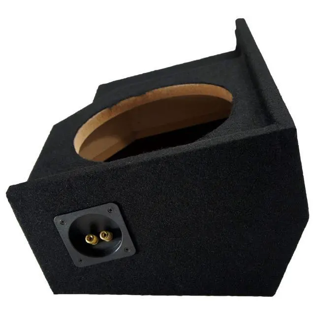 Alt view image 3 of 6 - Fits 88-98 Chevy C/K Silverado GMC Sierra Ext Cab Single 10" Sub Box ASC | Custom 10 inch subwoofer enclosure, truck bass upgrade, vehicle-specific housing, easy stereo install