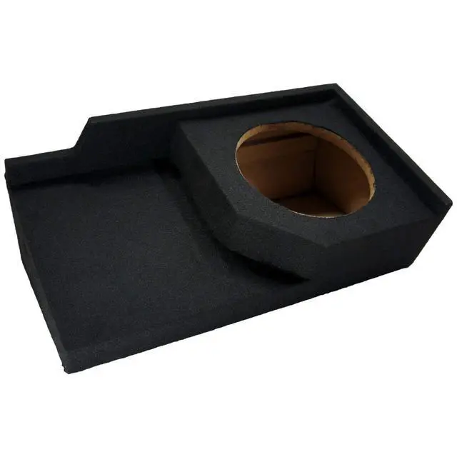 Alt view image 4 of 6 - Fits 88-98 Chevy C/K Silverado GMC Sierra Ext Cab Single 10" Sub Box ASC | Custom 10 inch subwoofer enclosure, truck bass upgrade, vehicle-specific housing, easy stereo install