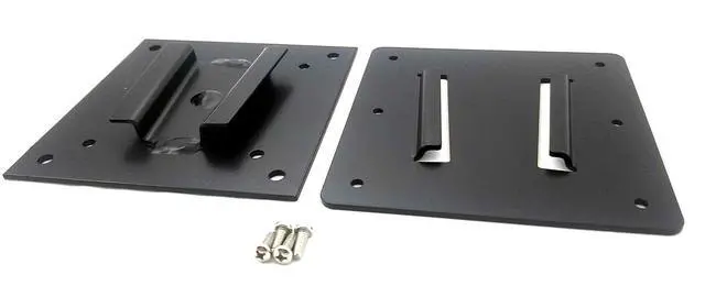 Alt view image 2 of 5 - International Steel 2 pc. RV TV Bracket, 1-Steel TV Bracket, 1-Steel Wall Mount | TV VESA 100x100 & 75x75 Pattern (if Your TV Pattern is Larger, See Adapter info Below)