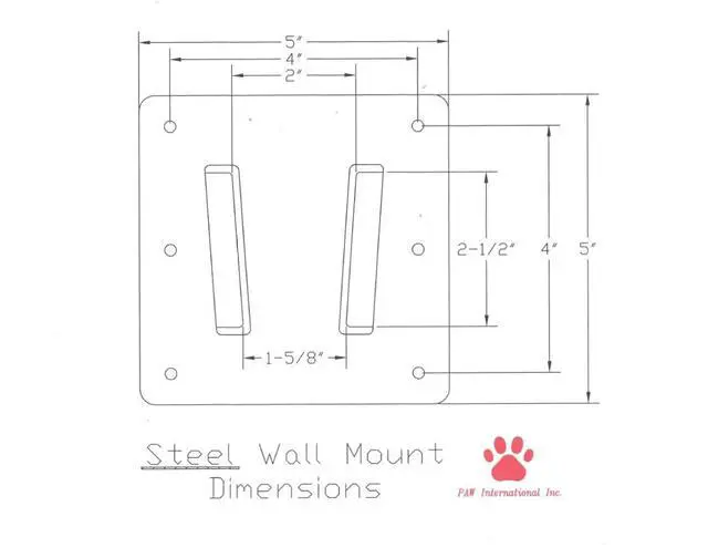 Alt view image 5 of 5 - International Steel 2 pc. RV TV Bracket, 1-Steel TV Bracket, 1-Steel Wall Mount | TV VESA 100x100 & 75x75 Pattern (if Your TV Pattern is Larger, See Adapter info Below)
