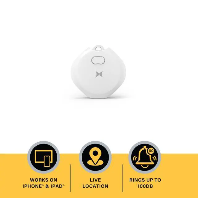 Alt view image 2 of 7 - Rechargeable Air Tracker, Key Finder Tag Compatible with Apple Find My App for iOS iPhones, GPS Live Location Tracker, USB-C Charging, 100dB Alert, Keychain Attachment, Air Locator Tracer