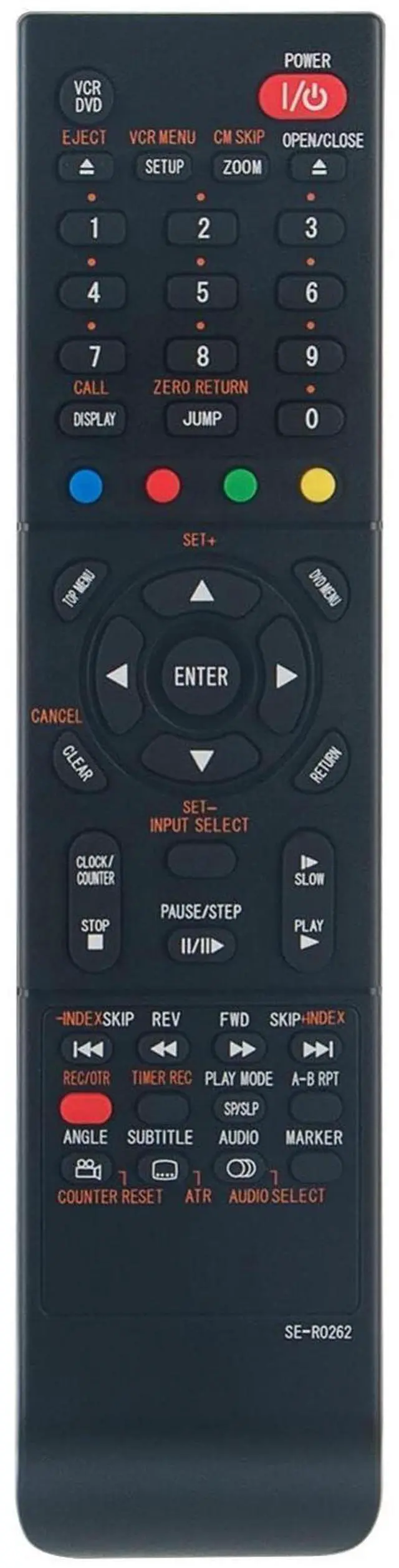 Main image of SE-R0262 Remote Control for Toshiba DVD VCR Combo | No programming or pairing needed, Replacement Remote Compatible Models SD-V295KU SDV295 SD-V295 SDV295KU