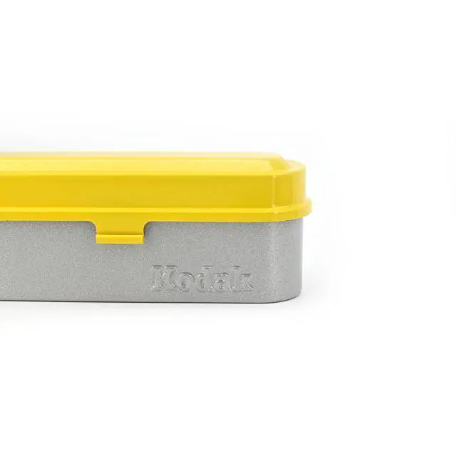 Alt view image 6 of 6 - Film Case - for 5 Rolls of 35mm Films - Compact, Retro Steel Case to Sort and Safeguard Film Rolls (Blue) (Film is not Included)