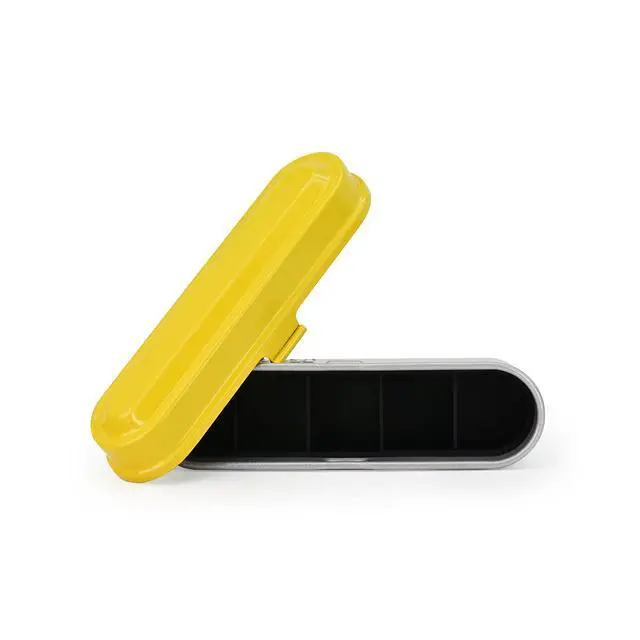 Alt view image 5 of 6 - Film Case - for 5 Rolls of 35mm Films - Compact, Retro Steel Case to Sort and Safeguard Film Rolls (Blue) (Film is not Included)
