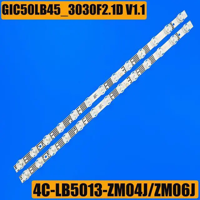 Alt view image 2 of 6 - LED Backlight Strips For GIC50LB45-3030F2.1D-V1.1 4C-LB5013-ZM04J/ZM06J 50F8 2X13 TCL 50S431 50S434 50S435 50S433 50S525 50F8 50L8 50F9 50G61 50G63 50P615 50U3 50A464 50P727 50S315 50S315C 50P725