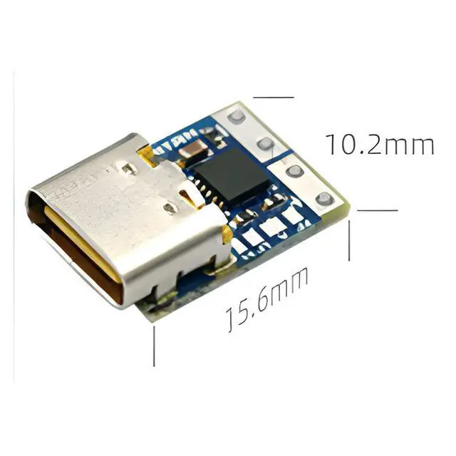 Alt view image 4 of 6 - (5 Pack) USB Type C PD 28V DC Fixed Voltage Power Trigger Module 5A Type-C Female Input
