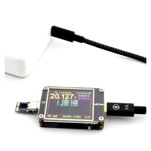 Alt view image 5 of 6 - (5 Pack) USB Type C PD 28V DC Fixed Voltage Power Trigger Module 5A Type-C Female Input
