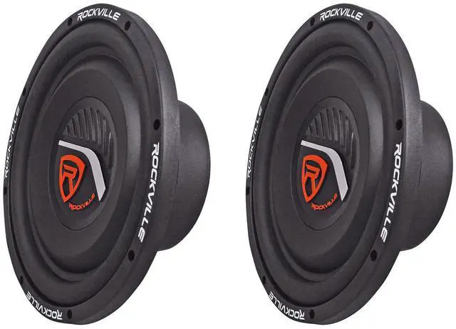 Main image of W10T4-S2 10" SVC 2-Ohm Slim Car Subwoofer, 2400W, 2-Pack | CEA-2031 Compliant, 2" Voice Coil, 45oz Magnet, Butyl Surround, Steel Basket, Nickel Push Terminals, 3.39" Depth, 36Hz-500Hz