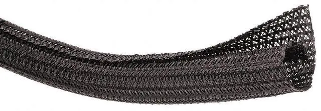 Main image of Braided Sleeving, 8 Ft., Black
