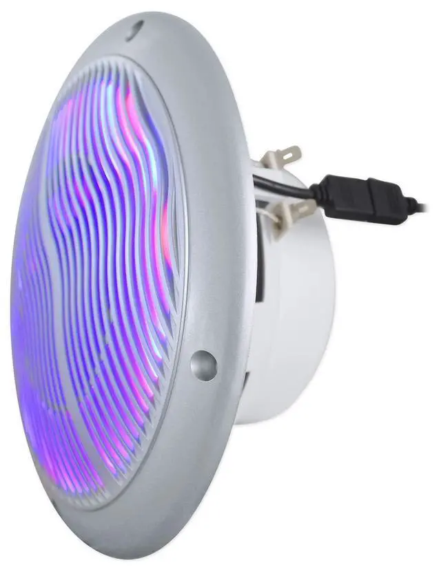 Alt view image 4 of 6 - RMC65LS Silver 6.5" 2-Way 4-Ohm Marine Speakers with LED, 4-Pack | 600W Peak, 150W RMS, Multi-Color LEDs, Waterproof, 19 Dynamic Modes, 20 Colors, 55Hz-20kHz