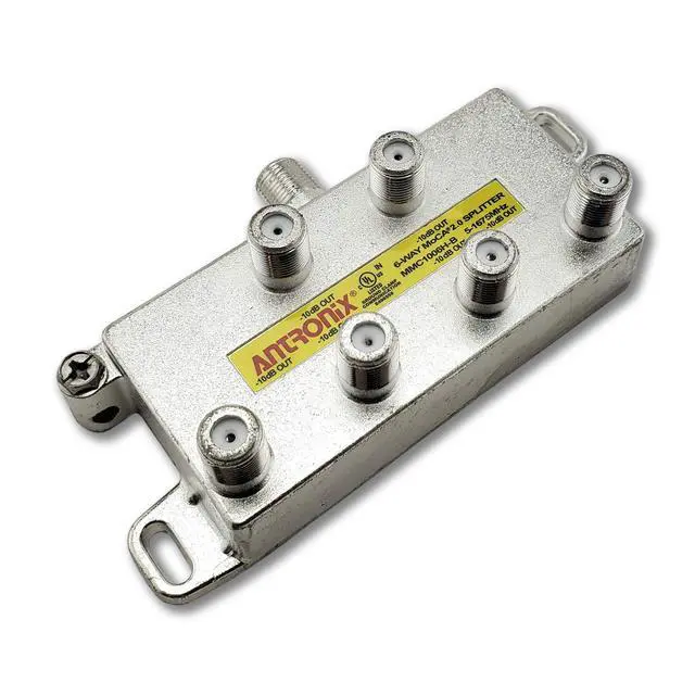 Alt view image 4 of 7 - 6 Way MMC1006H-B 5-1675 MHz MoCA 2.0 Splitter for Frontier Formerly Verizon Fios