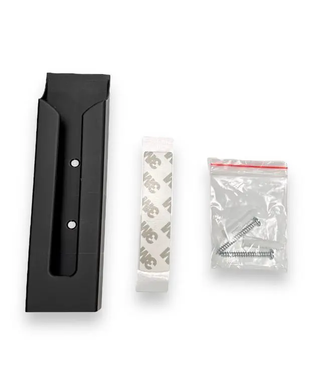 Alt view image 5 of 5 - Wall Remote Holder for Amazon Fire Tv Remote Holder Long Version with Adhesive Strip and mounting Hardware. Eco-Friendly 3D Printed (Made in Florida, USA)