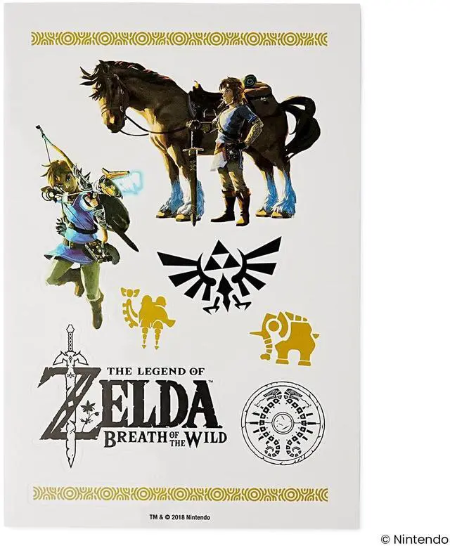 Alt view image 5 of 7 - The Legend of Zelda: Breath of The Wild Tech Stickers | 44 Stickers