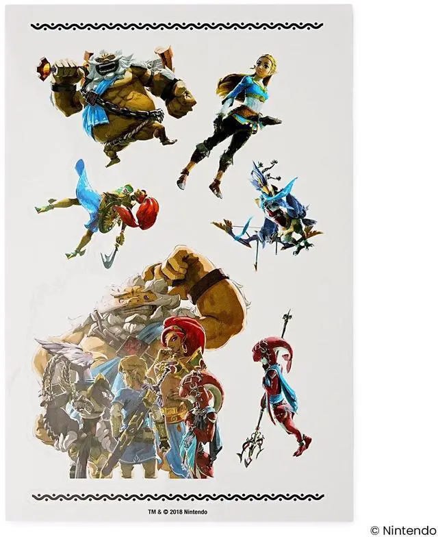 Alt view image 6 of 7 - The Legend of Zelda: Breath of The Wild Tech Stickers | 44 Stickers