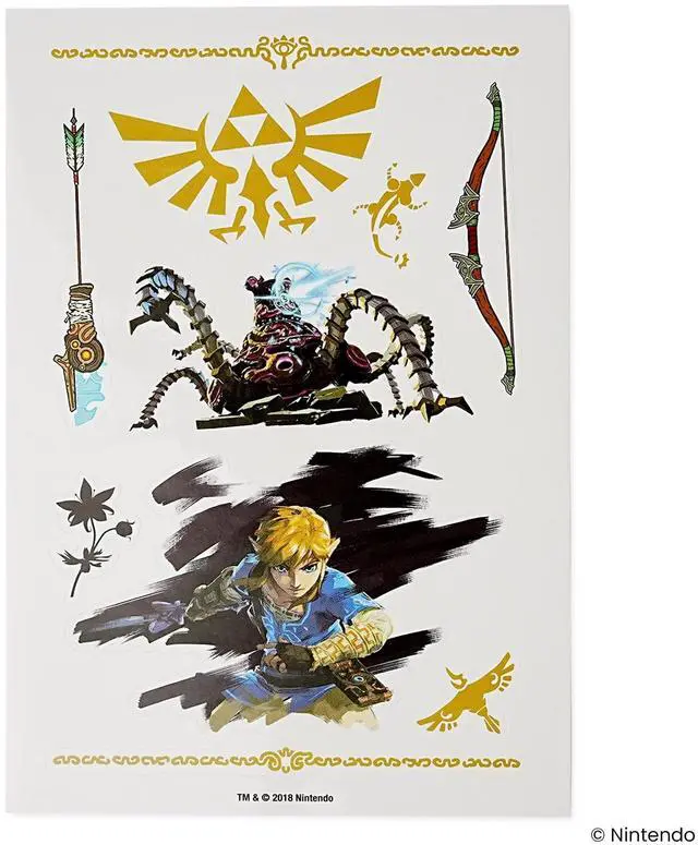 Alt view image 4 of 7 - The Legend of Zelda: Breath of The Wild Tech Stickers | 44 Stickers