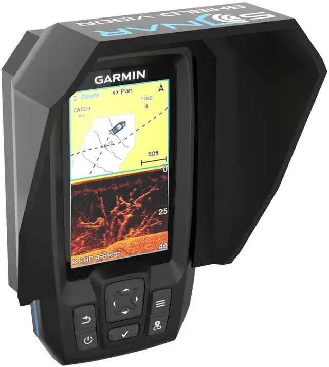 Main image of Garmin Striker 4 Sun Visor by Sonar Shield | Made in the USA